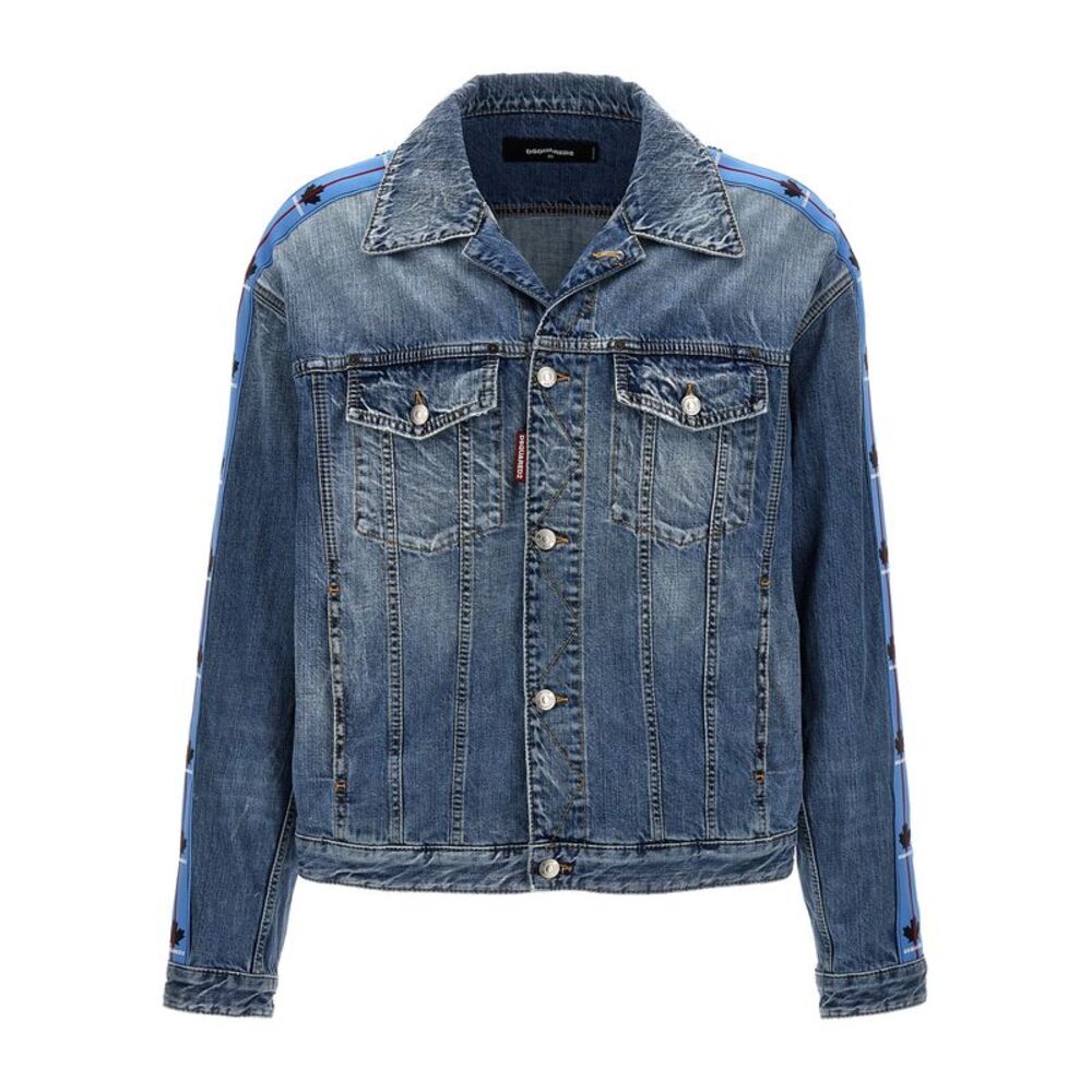 Dsquared² Blue Cotton Denim Men's Jacket